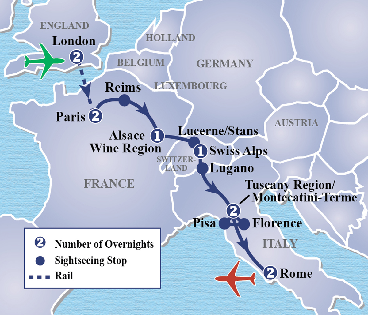 London, Paris & Rome Tour Itinerary Detail Image Tours European Tours Since 1939