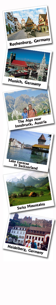 Germany, Austria, Switzerland Tour Picture Collage