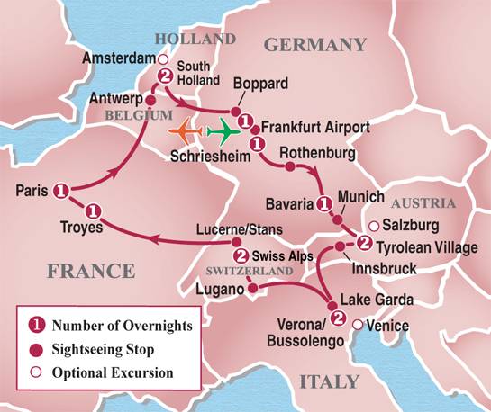 grand circle european land tours