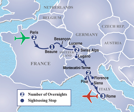 Tour Map 2025