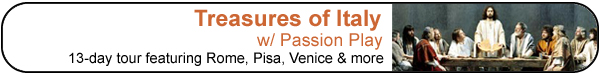 Treasures of Italy with Passion Play