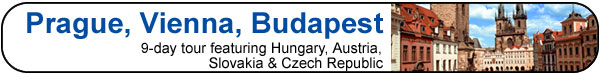 Prague, Vienna, Budapest Tour