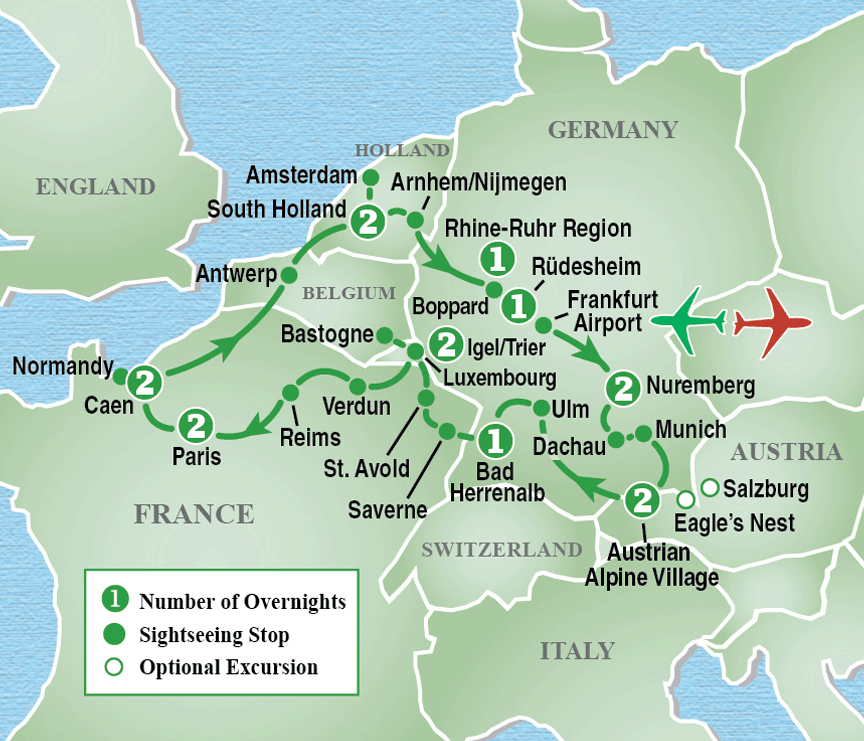 wwii european battlefield tours