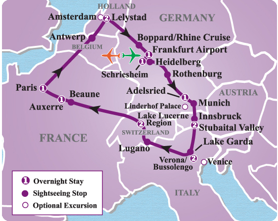 Tour Map Image